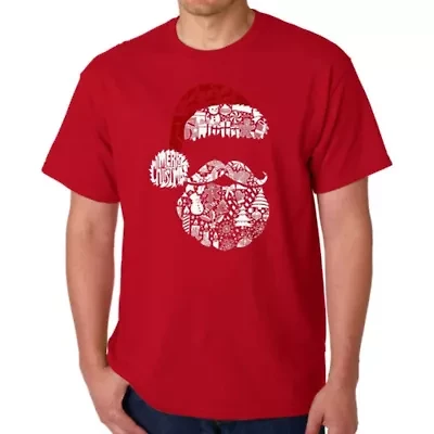 Santa Pics - Men's Word Art T-Shirt