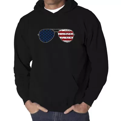 Americana Sunglasses - Men's Word Art Hooded Sweatshirt