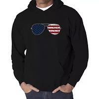 Americana Sunglasses - Men's Word Art Hooded Sweatshirt