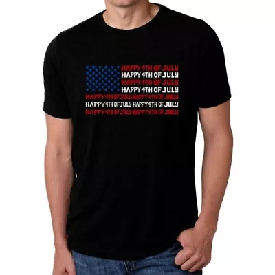 Happy 4th of July - Men's Premium Blend Word Art T-Shirt