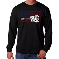 America Rocks - Men's Word Art Long Sleeve T-Shirt