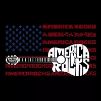 America Rocks - Men's Word Art Long Sleeve T-Shirt