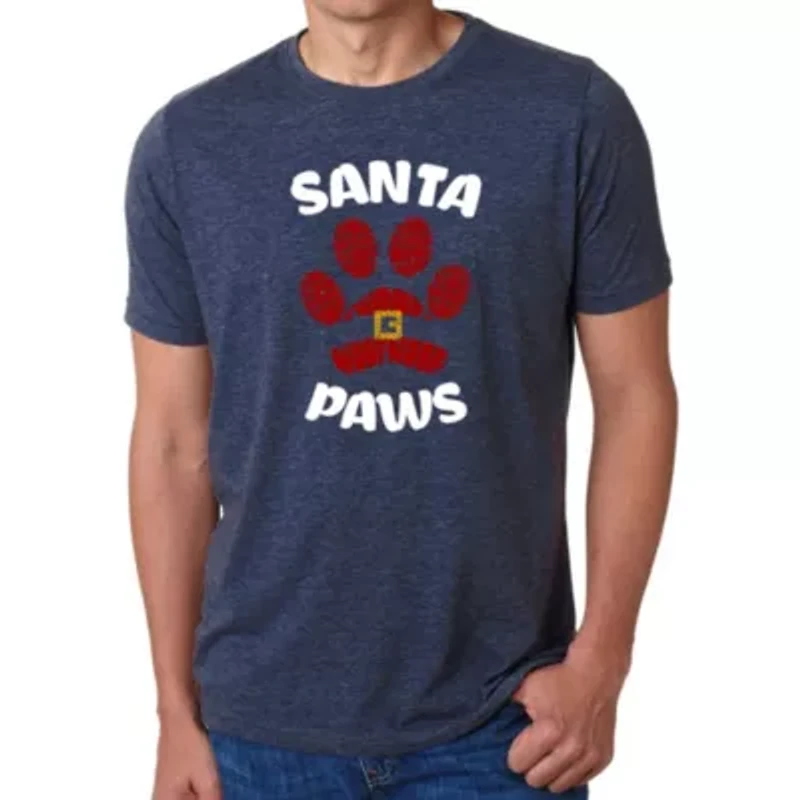 Santa Paws - Men's Premium Blend Word Art T-Shirt