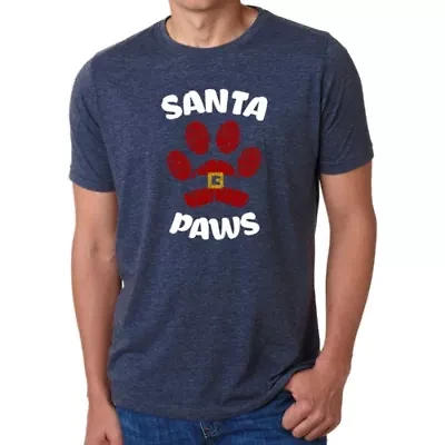 Santa Paws - Men's Premium Blend Word Art T-Shirt