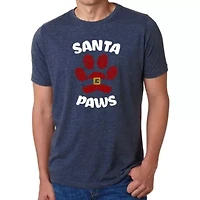 Santa Paws - Men's Premium Blend Word Art T-Shirt