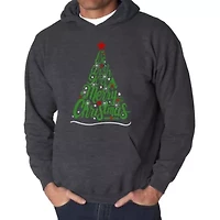 We Wish You A Merry Christmas - Men's Word Art Hooded Sweatshirt
