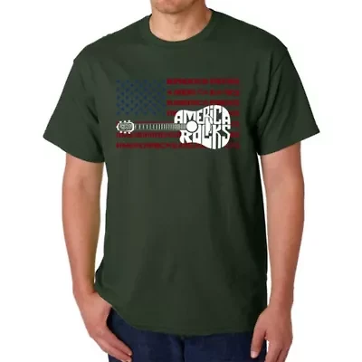 America Rocks - Men's Word Art T-Shirt