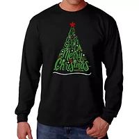 We Wish You A Merry Christmas - Men's Word Art Long Sleeve T-Shirt