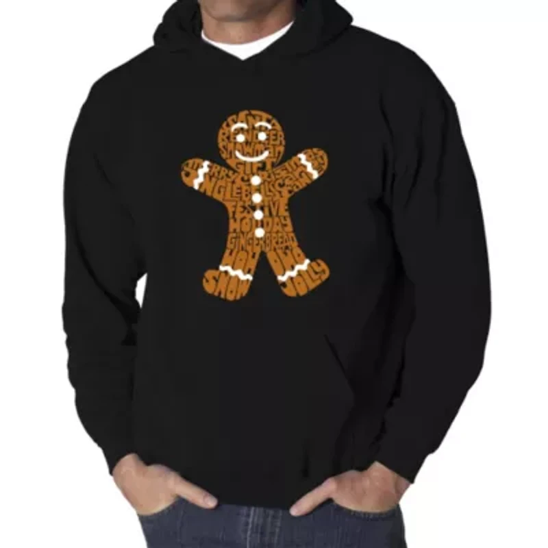 Gingerbread - Men's Word Art Hooded Sweatshirt