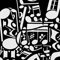 Peace Finger Notes - Men's Word Art T-Shirt