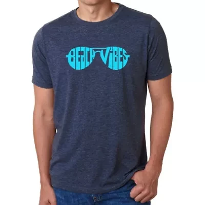Beach Vibes - Men's Premium Blend Word Art T-Shirt