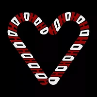 Candy Canes - Men's Tall and Long Word Art T-Shirt