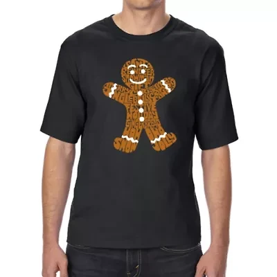 Gingerbread - Men's Tall and Long Word Art T-Shirt