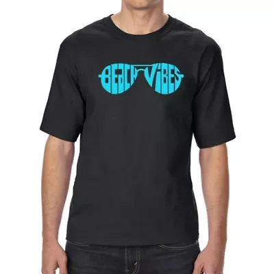 Beach Vibes - Men's Tall and Long Word Art T-Shirt