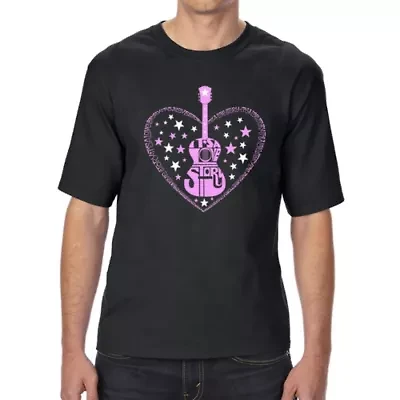 It's A Love Story - Men's Tall and Long Word Art T-Shirt
