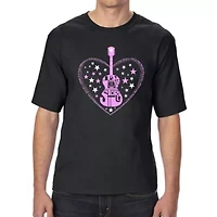 It's A Love Story - Men's Tall and Long Word Art T-Shirt