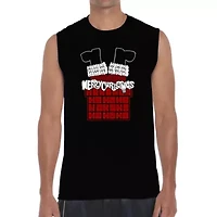 Chimney Santa - Men's Word Art Sleeveless T-Shirt