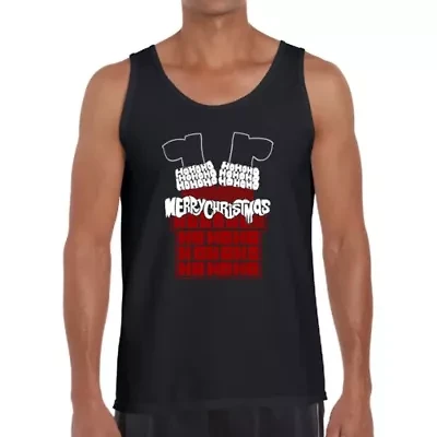 Chimney Santa - Men's Word Art Tank Top