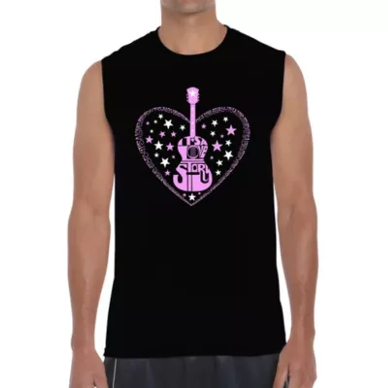 It's A Love Story - Men's Word Art Sleeveless T-Shirt