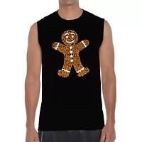 Gingerbread - Men's Word Art Sleeveless T-Shirt