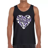 Butterfly Heart - Men's Word Art Tank Top