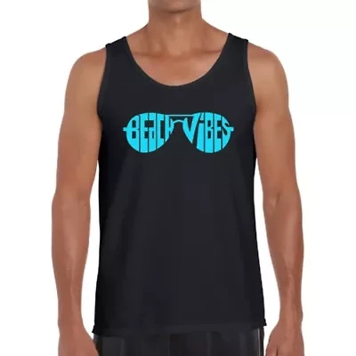 Beach Vibes - Men's Word Art Tank Top