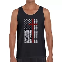 Cross Flag - Men's Word Art Tank Top
