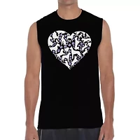 Dog Heart - Men's Word Art Sleeveless T-Shirt