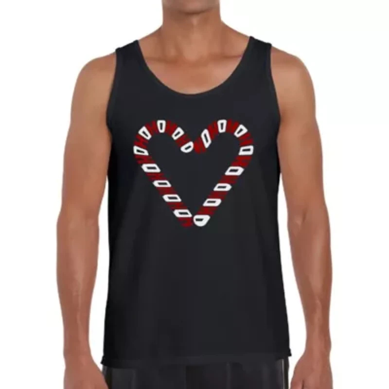 Candy Canes - Men's Word Art Tank Top