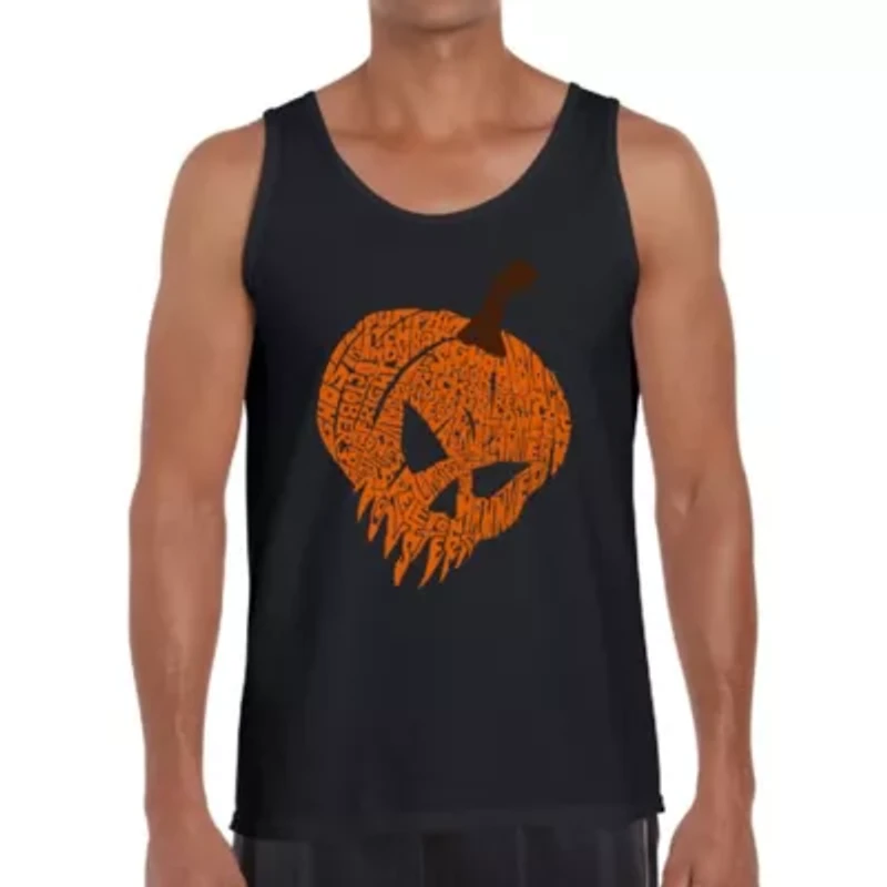 Evil Pumpkin - Men's Word Art Tank Top