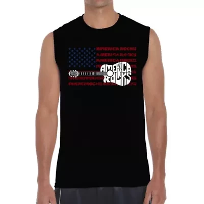 America Rocks - Men's Word Art Sleeveless T-Shirt