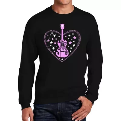 It's A Love Story - Men's Word Art Crewneck Sweatshirt