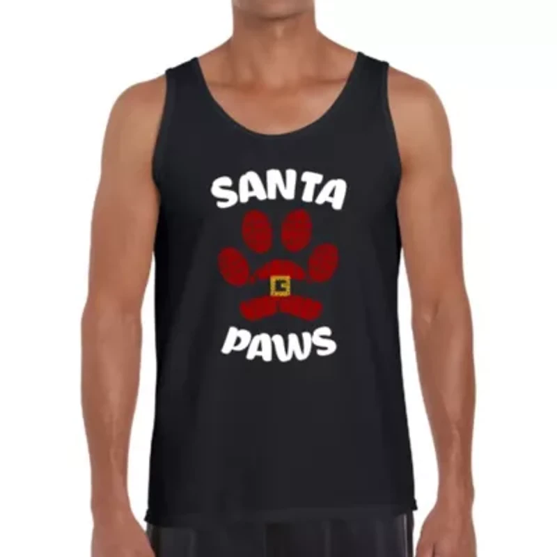 Santa Paws - Men's Word Art Tank Top