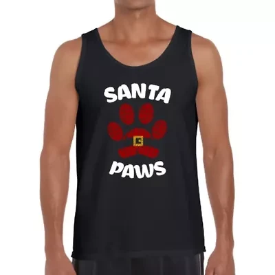 Santa Paws - Men's Word Art Tank Top