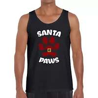 Santa Paws - Men's Word Art Tank Top