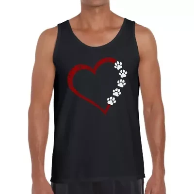 Meow Heart - Men's Word Art Tank Top