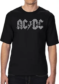 Word Art Tall T-Shirt - ACDC