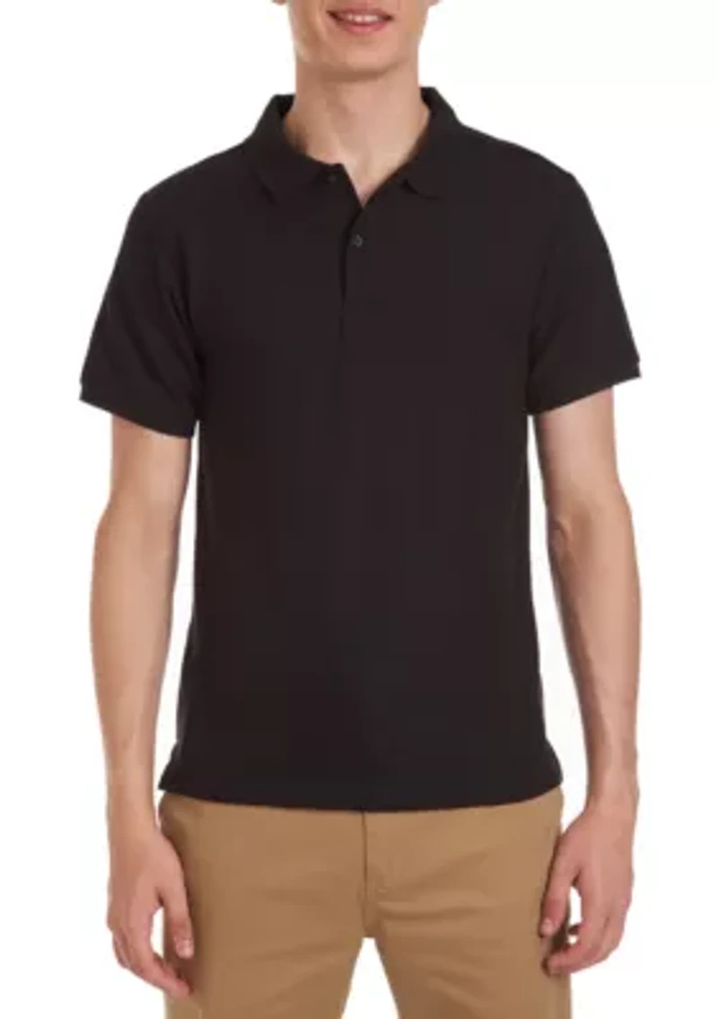 Short Sleeve Piqué Polo T-Shirt