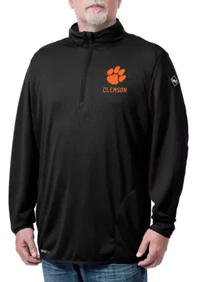 NCAA Clemson Tigers Flow Thermatec Quarter Zip Jacket