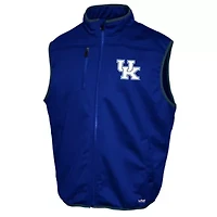 NCAA Franchise Club Kentucky Wildcats Softshell Full-Zip Vest