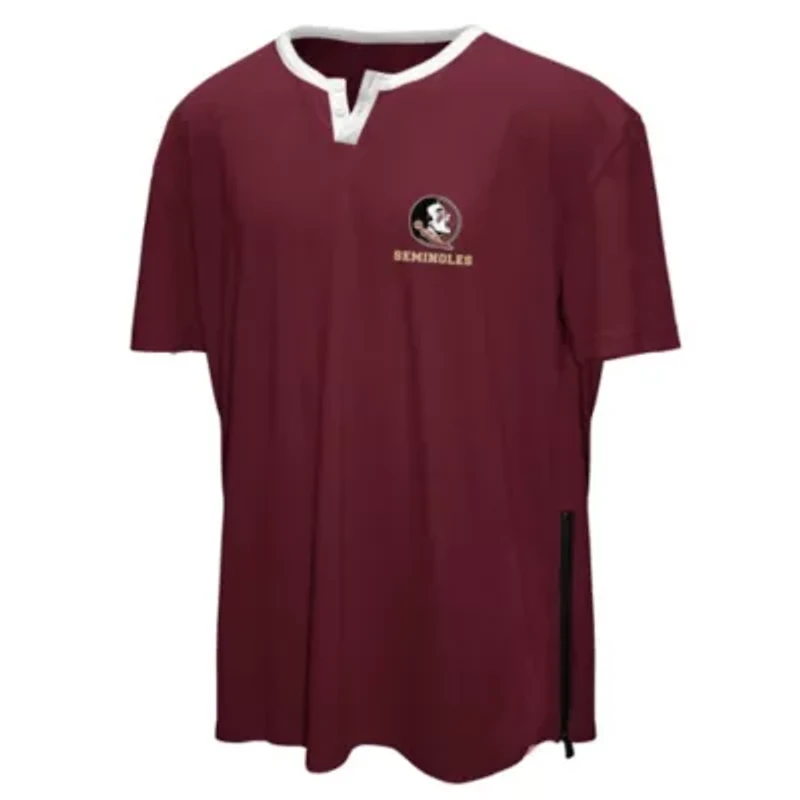 NCAA Franchise Club Florida State Seminoles 3-in-1 Double-Down T-Shirt & Quarter-Zip Pullover Set