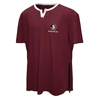 NCAA Franchise Club Florida State Seminoles 3-in-1 Double-Down T-Shirt & Quarter-Zip Pullover Set