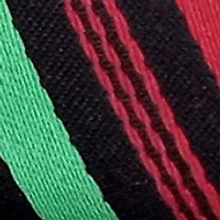 Black Candy Cane Stripe Bow Tie