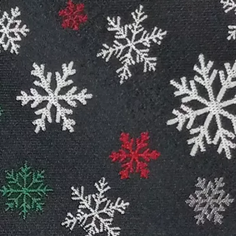 Red Shaded Snowflakes Tie