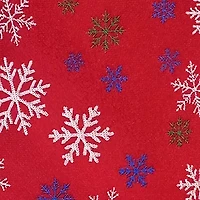 Red Shaded Snowflakes Tie