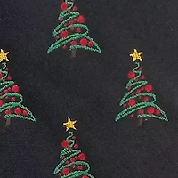 Black Artsy Tree Tie