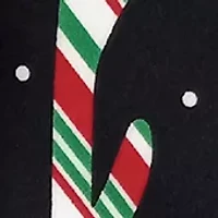 Black Candy Cane Antlers Tie