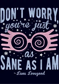 Harry Potter Just As Sane Luna T-Shirt