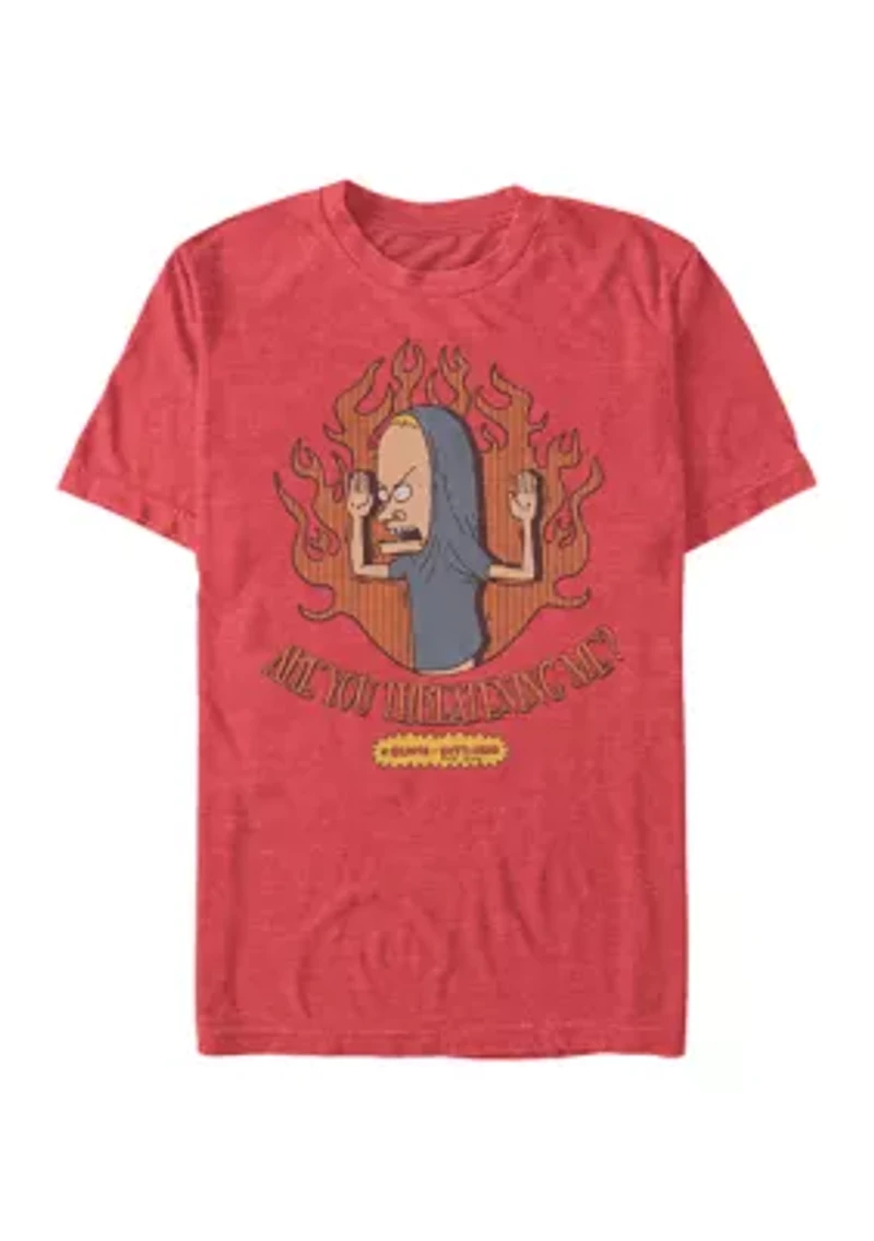 Threatening Me Graphic Short Sleeve T-Shirt