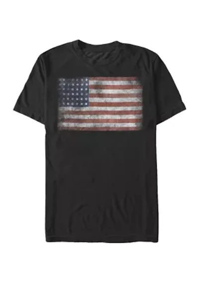 Big & Tall Chin Up Flag Graphic Short Sleeve T-Shirt
